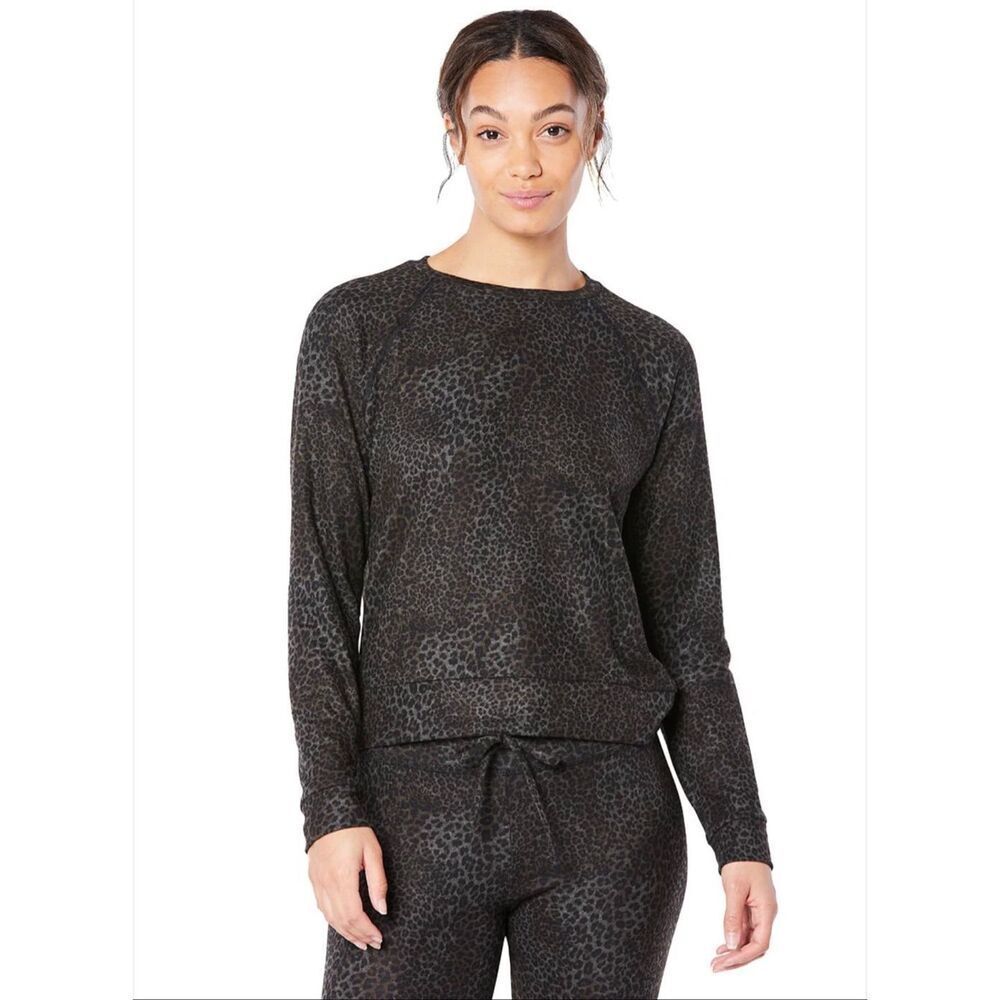 Beyond Yoga Hacci Favorite Raglan Crew Yoga Pullover size medium